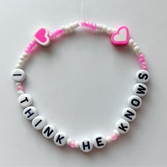 Taylor Swift Eras Tour Friendship Bracelet I Think He Knows from Lover - Picture 1 of 2